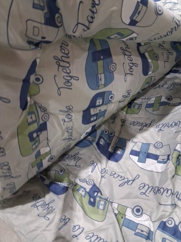 the lakeside collection our favorite place is together comforter - full/queen - camping print image 4