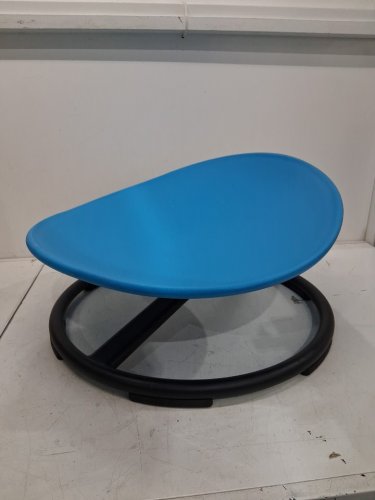 Kids Vevor non-slip sensory swivel chair - 220LB Cap - Blue - (model: LY-8305) image 2