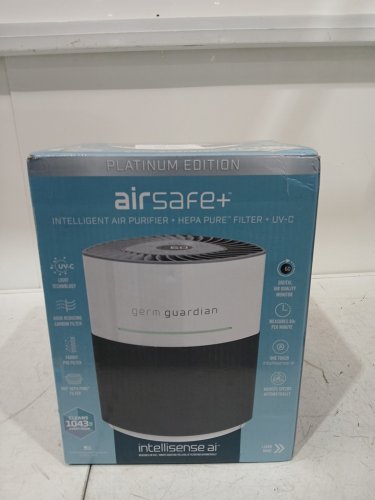 GermGuardian Airsafe plus Deluxe Intelligent HEPA Air Purifier with Air Quality Monitor - white - (model: ac3050w) image 2