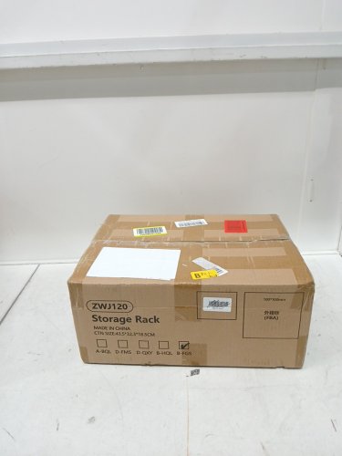 hapirm rolling 5 tier storage rack - black (model: zwj120/b-fgs) image 2