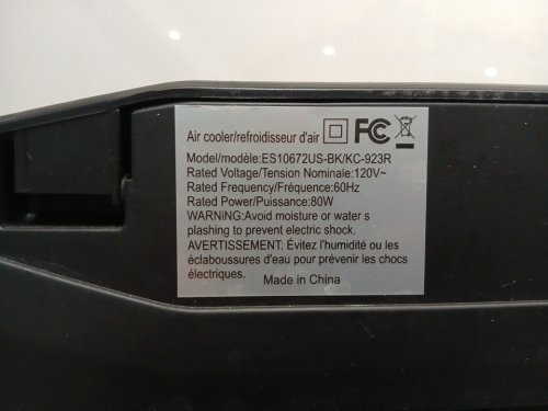 KOTEK Air Conditioner on wheels with remote - 7GAL - 35" - Black (Model: ES10672US-BK/KC-923R) image 4
