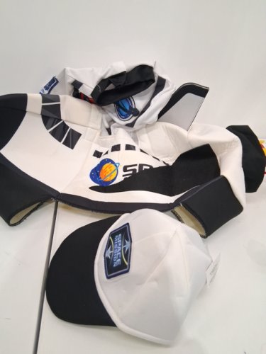 2PC SPACE SHUTTLE RIDE-ALONG COSTUME SET - 3T-4T - WHITE AND BLACK (STYLE:10517) image 2