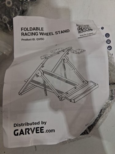 GARVEE Adjustable and Foldable Simulator Stand for Gaming Cockpits - black (model: qy-gl08) image 3