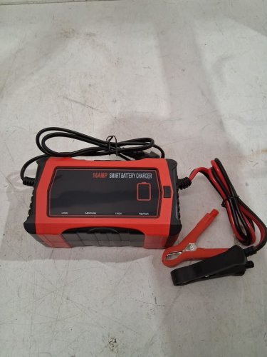 Fully Automatic Smart Car Battery Charger 16-AMP/12V- RED/BLACK (MODEL: 16amp) image 3