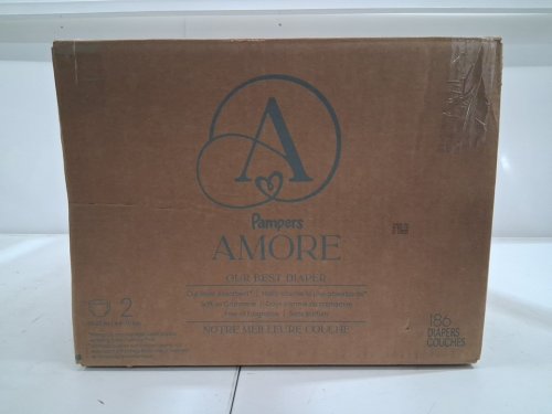 186pk kid's pampers amore most absorbent and best diaper - size 2 - white image 4
