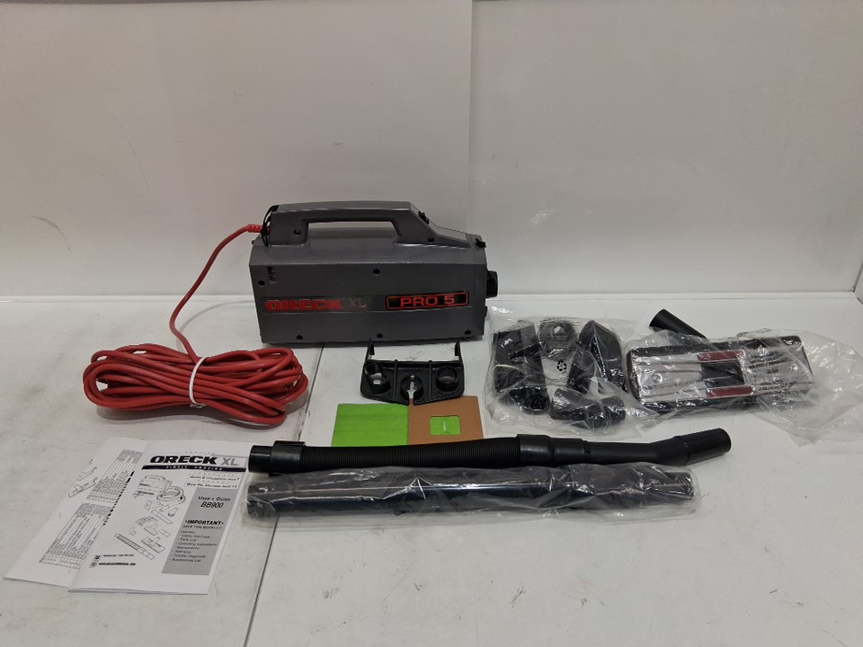 oreck commercial xl pro 5 corded super compact cannister vacuum cleaner - 30ft cord - grey (model: bb900-dgr) image 3