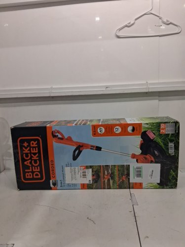 BLACK + DECKER 3-IN-1 COMPACT ELECTRIC TRIMMER MOWER - 12" - ORANGE (MODEL: BESTA512CM) image 2