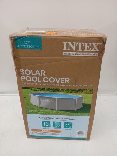 Intex Solar Pool Cover for Round Swimming Pools - 10FT - blue (model: 28011E) image 2