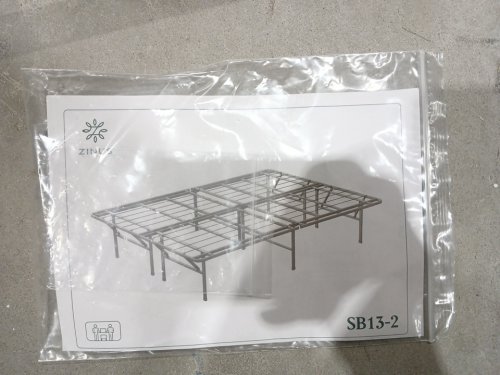 Zinus Deluxe Smart Base No Assembly Metal Bed Frame - Queen - 14" - Black image 6