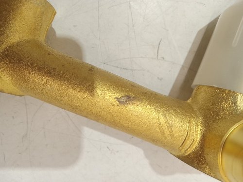 proox single-handle brass wall mounted bathroom faucet - 8" x 2" x 2" - 4.5" x 2" - brushed gold (model: b1904-bg) image 5