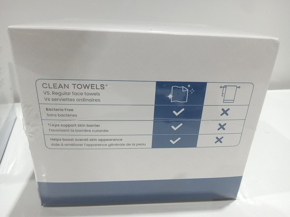 2 (50pk) Clean skin club compostable face towels to dry & cleanse skin (100 total) - extra large image 5