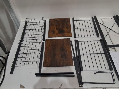 kalrin over the toilet rack - 17.1" x 12.4" x 6.7" - Black (model: HST-01) image 4
