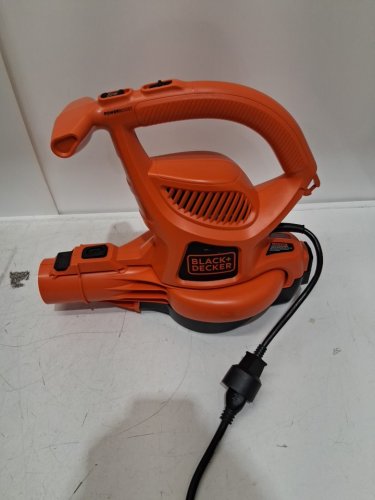 BLACK AND DECKER CORDED BACK PACK LEAF BLOWER, VACUUM & MULCHER, 250MPH, 400CFM - BLACK/ORANGE (MODEL : BEBL7000) image 5