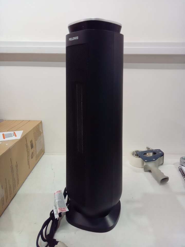 pelonis 23" Indoor standing Digital Ceramic tower Heater with 2-heat settings & remote control - 1500w - black (model: phf151rsukca) image 4