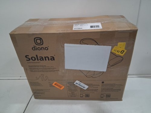 DIONO SOLANA NO LATCH SINGLE BACKLESS BOOSTER CAR SEAT WITH CUP HOLDERS, 40LBS-120LBS - BLACK (MODEL: 32050-NA-01) image 2