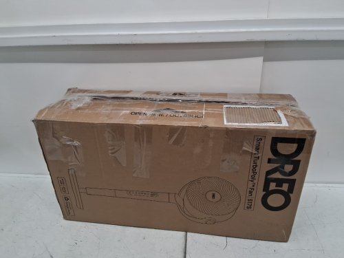 DREO turbopoly Oscillating Pedestal Smart Fan, Wi-Fi/Voice Control, 100ft 20db Quiet Circulator, RGB light - 37"-42'' Adjustable Height - black (model: DR-HPF017S) image 2