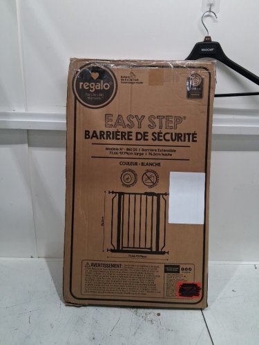 REGALO EASY STEP SAFETY GATE - 29"- 38.5" - WHITE (MODEL : 1160-DS) image 2