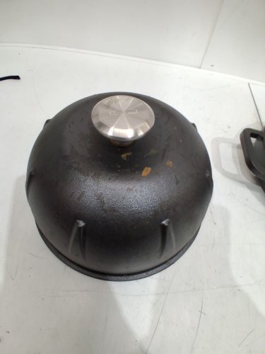 Cuisiland Pre-Seasoned Cast Iron PAN WITH Dome Lid - 10" - 2QT - BLACK (MODEL: BBC107) image 6