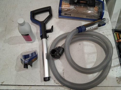SHARK CARPETXPERT HAIRPRO UPRIGHT CARPET, AREA RUG & UPHOLSTERY CLEANER WITH SPOT & STAIN REMOVER, PERFECT FOR PETS - GREY / BLACK / BLUE - (MODEL: EX251BRN ) image 4