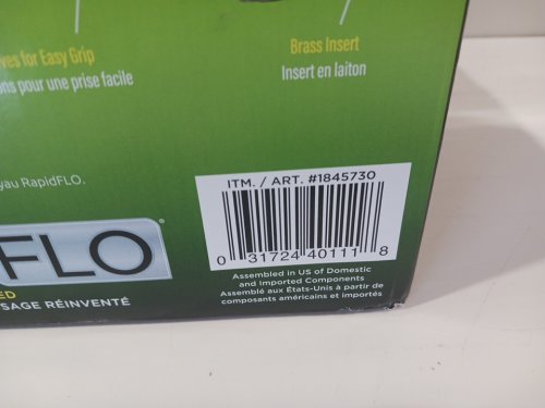 Rapid Flo Compact Kink resistant Garden Hose - 100FT - BLACK (model: 1845730) image 4