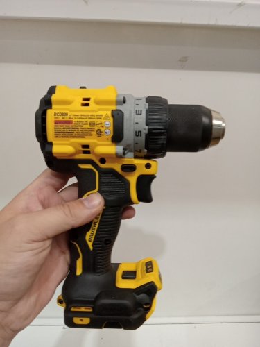 Dewalt 20V Max Brushless Compact 1/2" Drill/Driver with Metal Chuck And Led Light - Tool Only (Model: DCD800) image 3