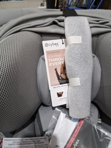 CYBEX GOLD CALLISTO G 360 ROTATING ALL-IN-ONE CONVERTIBLE CAR SEAT WITH SAFETY ASSURE PROTECTION SYSTEM - 120LBS MAX - STONE GREY (MODEL: 524000601) image 6