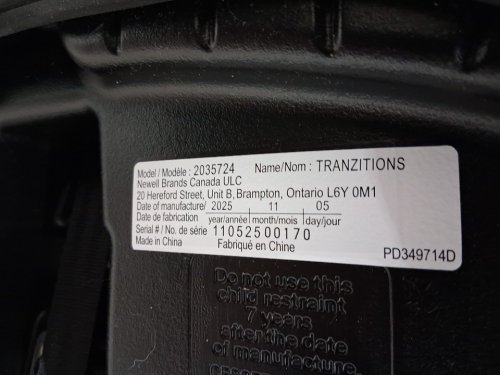 GRACO C20 TRANZITIONS 3-IN-1 HARNESS BOOSTER CAR SEAT - 100LBS MAX/CAP - BLACK (MODEL: 2035724) image 7