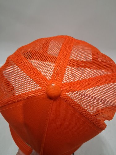 UNISEX ADULT BASS PRO SHOP MESH BACK TRUCKER HAT - OSFM - ORANGE image 4