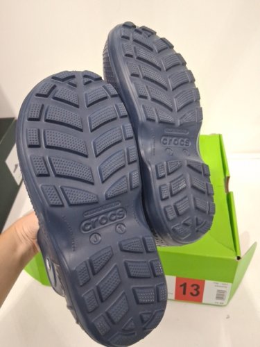 KIDS CROCS Handle It Rain Boot- SIZE j1- navy blue  (MODEL: 4444978) image 3