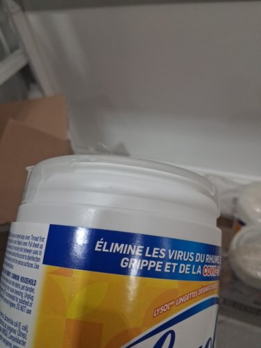 5pk lysol advanced disinfecting wipes - 550 wipes total - citrus scent (model: 1708072) image 4