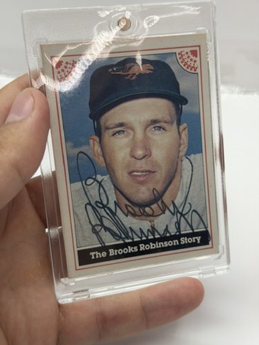 SIGNED *VERY RARE* THE BROOKS ROBINSON STORY 1983 ASA INC. CARD LIMITED EDITION #907/2000 image 4