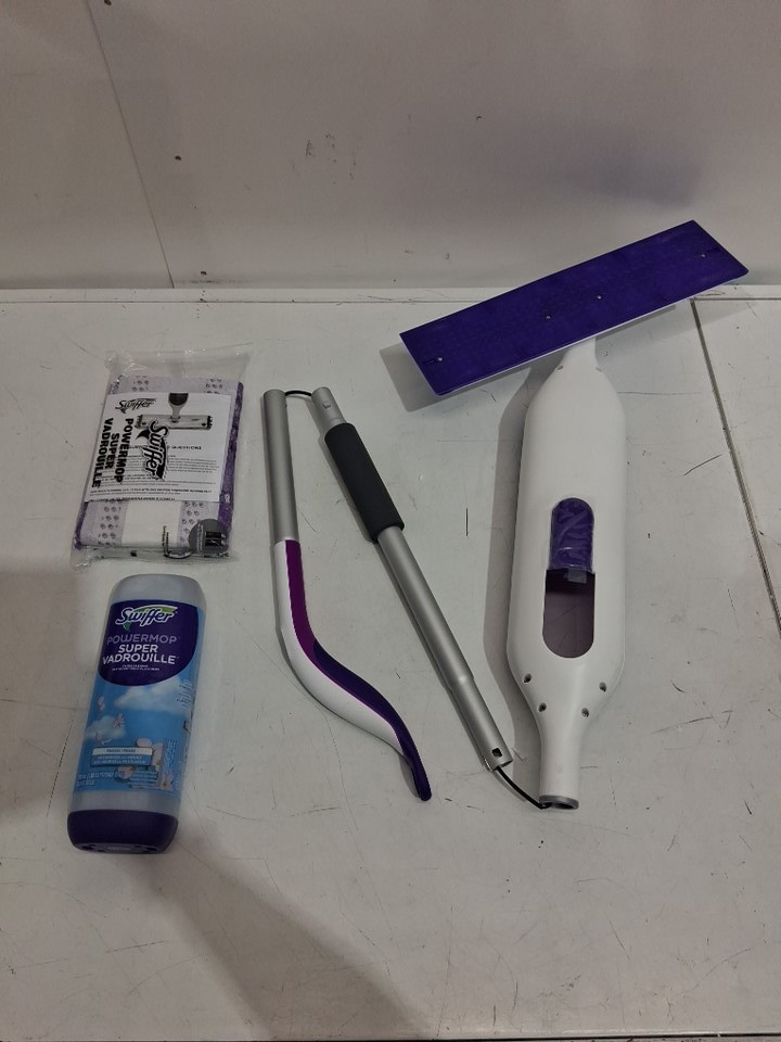 Swiffer PowerMop Super Multi-Surface Mop & mop pads - purple/white image 3