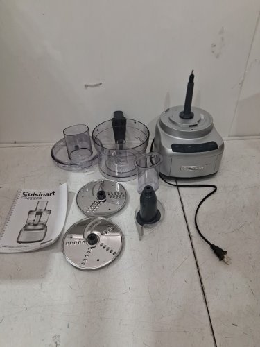 CUISINART 2-SPEED FOOD PROCESSOR - 8 CUP CAPACITY - SILVER (MODEL: FP-8C) image 2