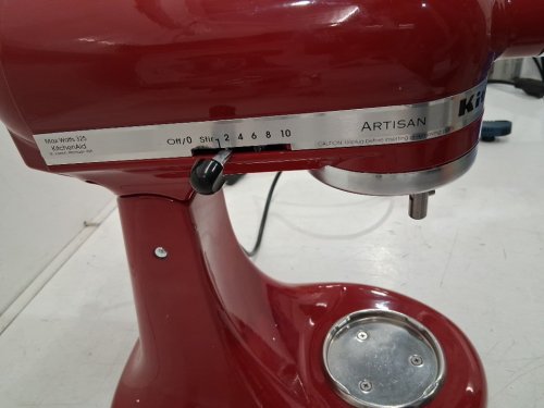 KitchenAid Artisan Series Tilt-Head Stand Mixer- 5QT - Empire Red - (model: KSM150FBER) image 6