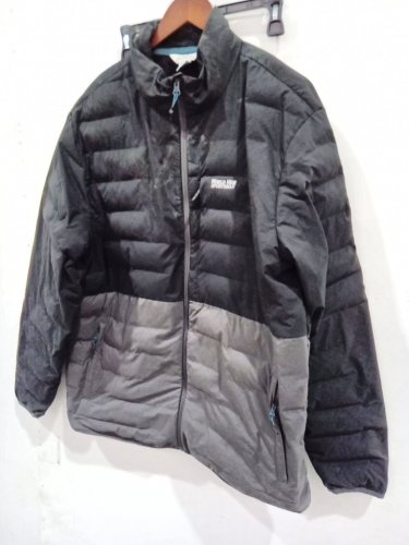 MENS world wide sportsman active insulated jacket - extra large - black/ asphalt image 2
