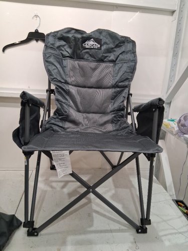 Cascade Mountain Tech Folding Camping Chair - 325LB CAP - GREY (MODEL: HAC-BF-CECA/2007644) image 3
