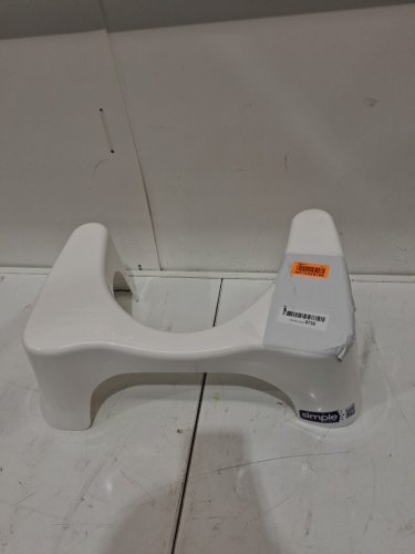 simple by squatty curved toilet seat stool - 7" - white (model: sp-simple-os) image 2