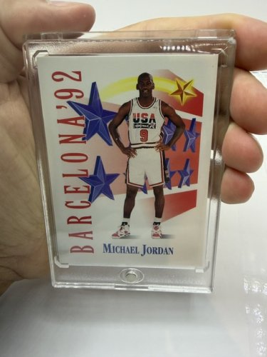 SKYBOX MICHAEL JORDAN BARCELONA 1992 OLYMPICS USA BASKETBALL TEAM CARD #534 image 3