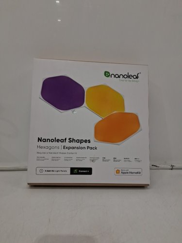 3PK Nanoleaf Shapes Hexagon LED Wall Panels Smart Light Expansion Kit - WHITE (MODEL: NL42-0001HX-3PK) image 2