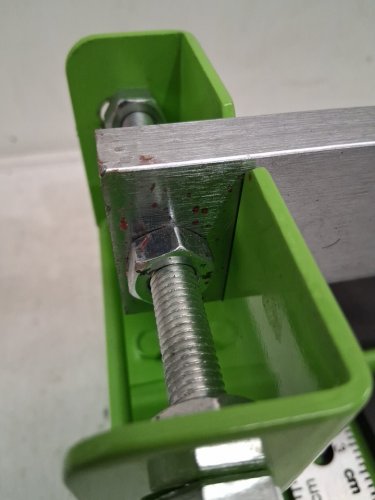 manual tile cutter with laser guide - 31.5" max cutting width, 15mm (0.6") max cutting thickness - green - (model: e300-800) image 8