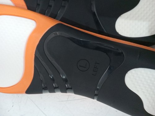 PU INSOLES Heated Insoles Foot Warmer WITH BATTERY - large - ORANGE image 4
