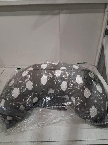 Momcozy Nursing Pillow for Breastfeeding with Adjustable Waist Strap and Removable Cotton Cover - 0-18M - Grey image 3