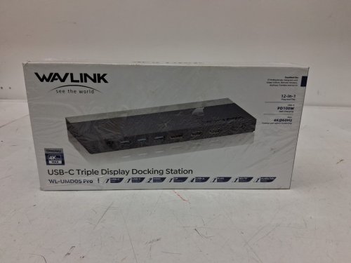WAVLINK 13-in-1 USB C Triple Display 4K Docking Station, 100W PD3.0 Charging (65W for PC), 1xDP & 2xHDMI, 4xUSB-A 3.0 (1 Charging), Gigabit Ethernet, SD&TF Card Slot Audio Jack For Windows & Mac (MODEL: WL-UMD05 pro) image 3