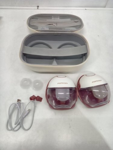 MOMCOZY MOBILE STYLE M6 HANDS-FREE SLIM DOUBLE BREAST PUMP - COZY RED (MODEL: BP311) image 3