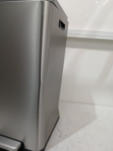 EKO ECOCASA PLUS DUAL COMPARTMENT STEP TRASH CAN WITH REMOVABLE LINERS - 42L PER SIDE (84L TOTAL) - GREY/BLACK (MODEL: 1925451) image 7