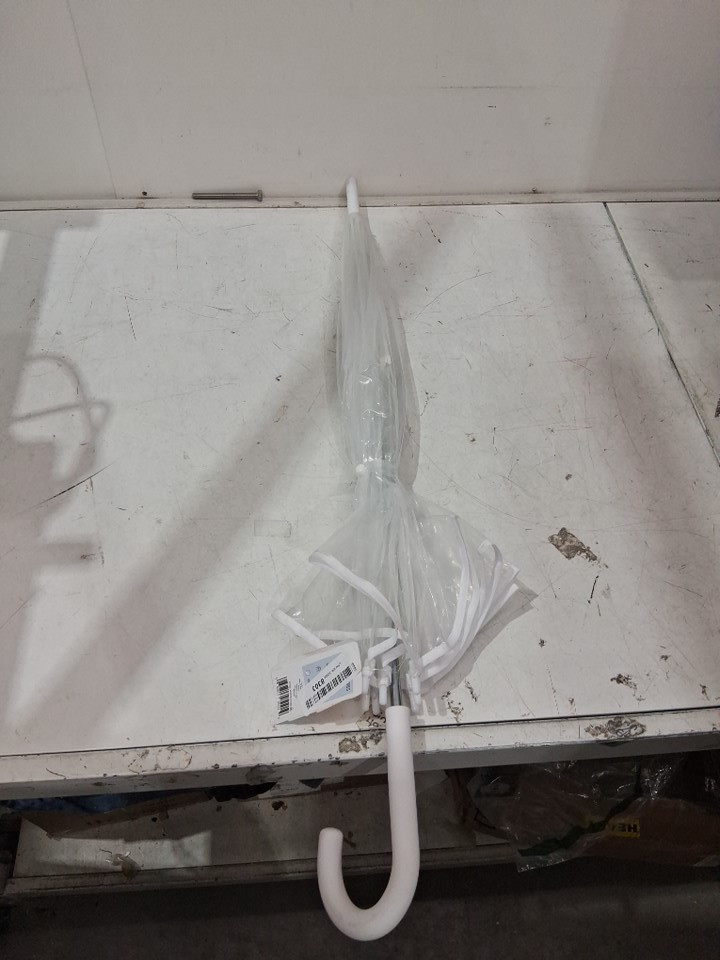the Weather station bubble dome clear umbrella - 52" arc - White (model: ws510-white) image 2