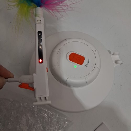 feelneedy rechargeable interactive Cat Toy - green (model: fn-p20) image 4