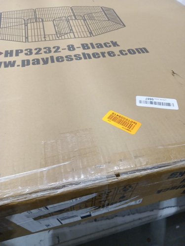 BESTPET HEAVY DUTY PET PLAYPEN WITH DOOR - 8 PANELS - 32" - BLACK (MODEL: HP3232-8-BLACK) image 7