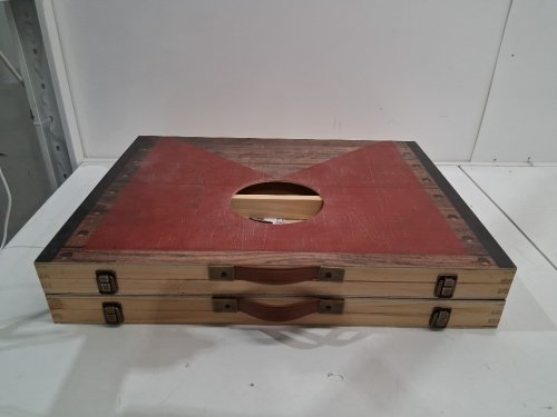 portable cornhole board set with 8 beanbags - 4ftx2ft image 3