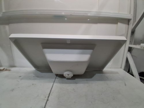 Getpro Solid Surface Vanity Top with integrated single sink basin - 36.4" x 21.8" x 8.1" - White (Model: RT36-P) image 5